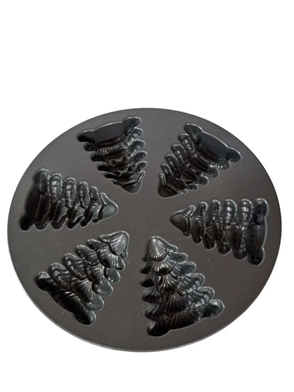 NordicWare Evergreen Cakelets Mold Pan 2.5 Cups Christmas Tree Cast Aluminum